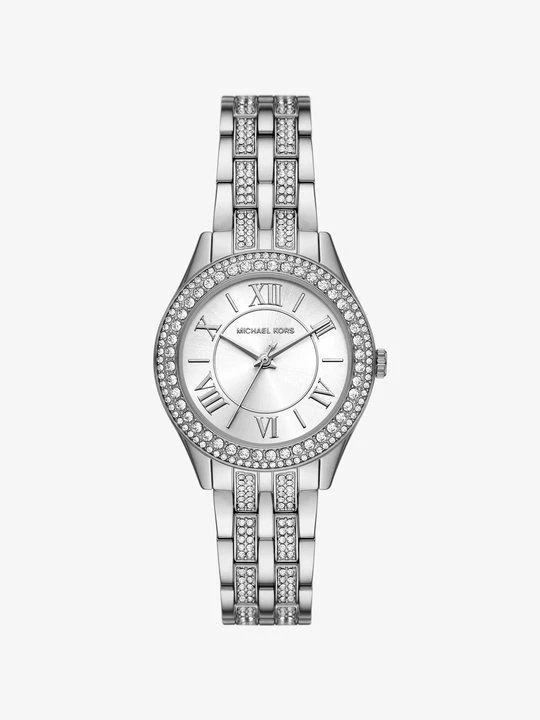 Zdjęcie produktu Zegarek Harlowe w stylu pavé w srebrnym kolorze Michael Kors