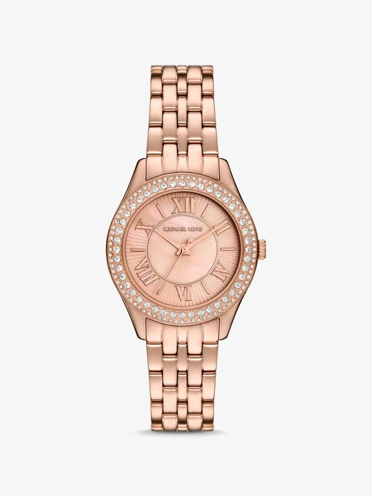 Zdjęcie produktu Zegarek Harlowe w stylu pavé w złotym kolorze Michael Kors