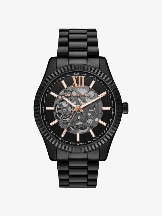 Zdjęcie produktu Zegarek Lexington z dużą kopertą w czarnym kolorze Michael Kors
