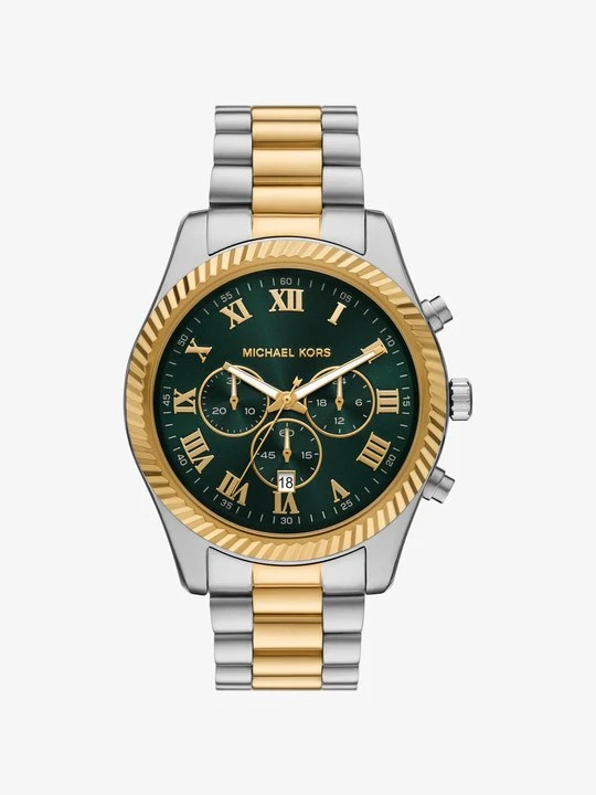Zdjęcie produktu Zegarek Lexington z dużą kopertą w dwóch odcieniach Michael Kors DWA KOLORY (Srebrny)
