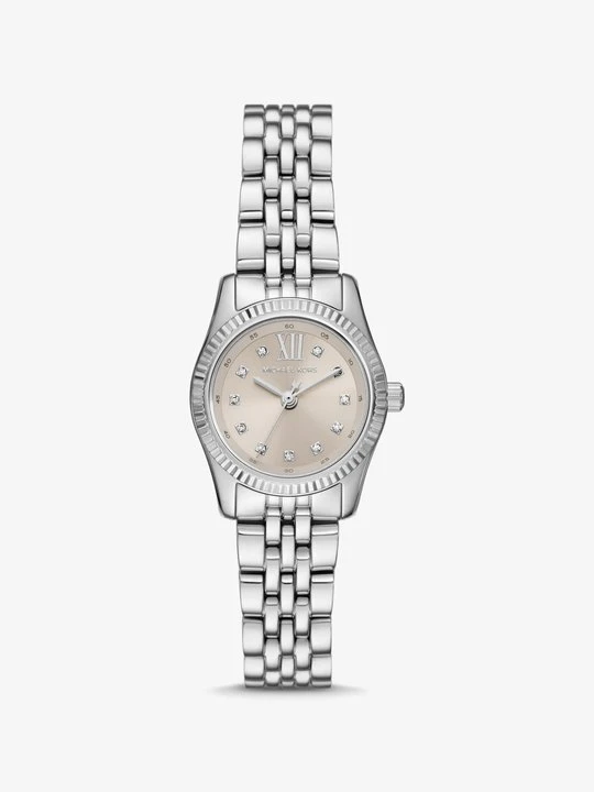Zdjęcie produktu Zegarek miniaturowy Lexington w srebrnym kolorze z kryształkami pavé Michael Kors