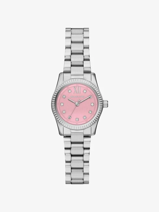 Zdjęcie produktu Zegarek miniaturowy Lexington w srebrnym kolorze z kryształkami pavé Michael Kors