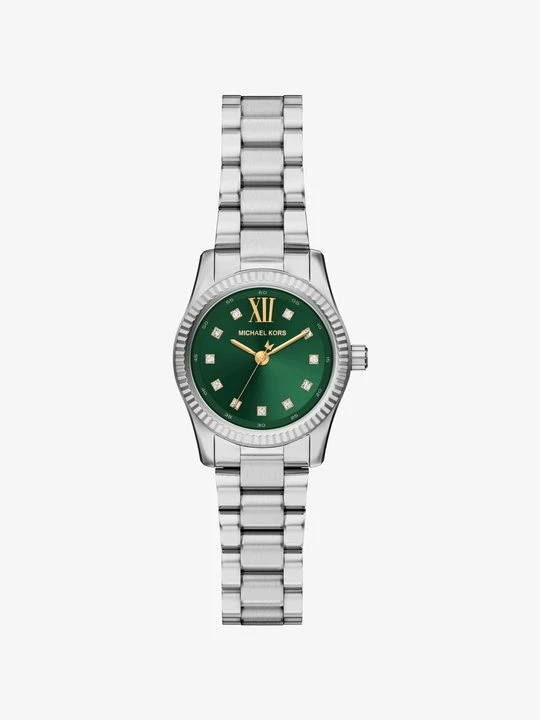 Zdjęcie produktu Zegarek miniaturowy Lexington w srebrnym kolorze z kryształkami pavé Michael Kors
