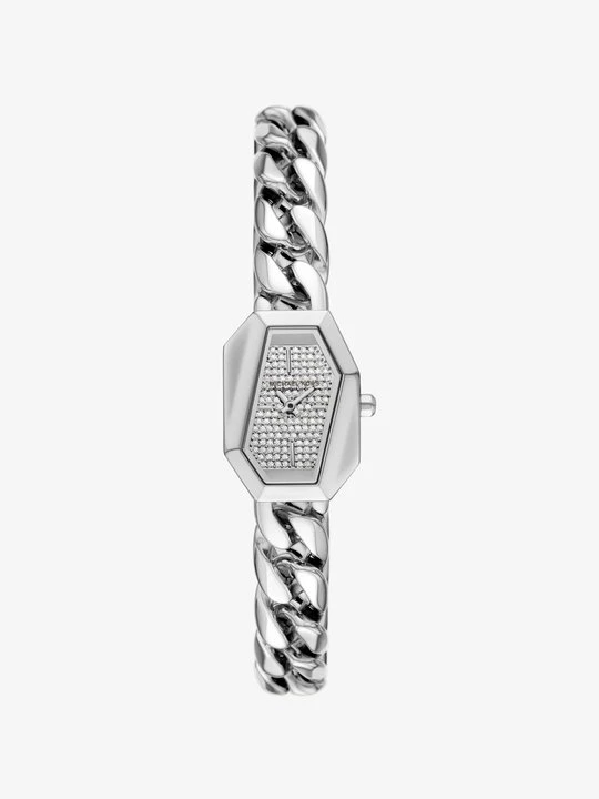 Zdjęcie produktu Zegarek miniaturowy Suri w srebrnym kolorze z kryształkami pavé Michael Kors