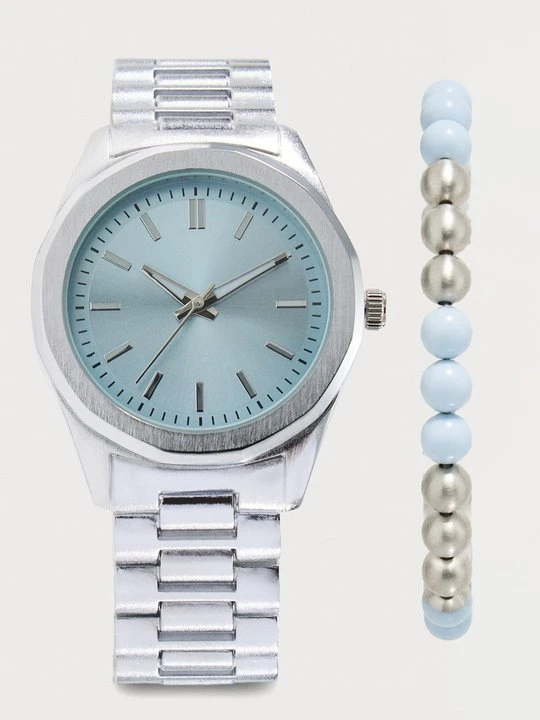 Zdjęcie produktu Zegarek Pier One By Zalando srebrny
