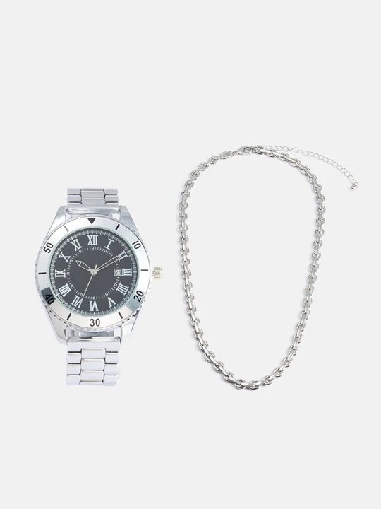 Zdjęcie produktu Zegarek Pier One By Zalando srebrny
