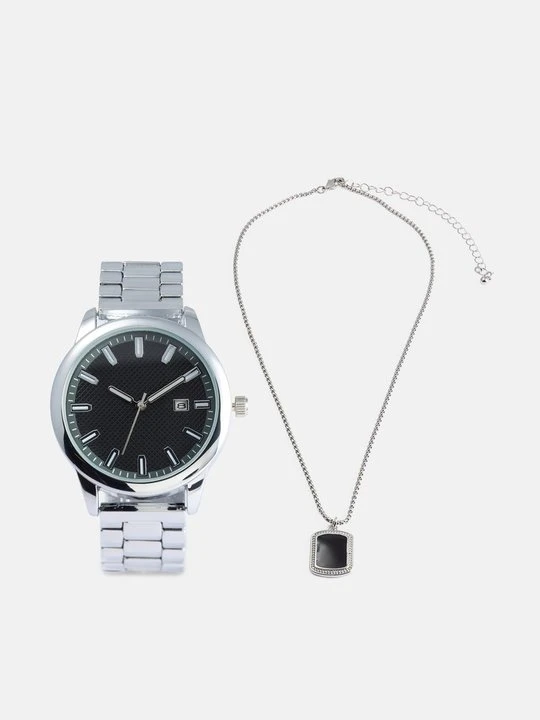 Zdjęcie produktu Zegarek Pier One By Zalando srebrny
