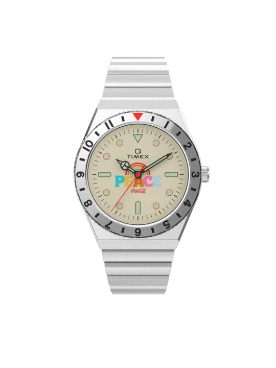 Zdjęcie produktu Zegarek Timex Lab Archive 1971 Unity Collection TW2V25800 Srebrny