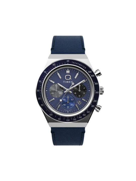 Zdjęcie produktu Zegarek Timex Q Diver Inspired Chronograph TW2Y36100 Granatowy