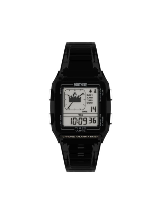 Zdjęcie produktu Zegarek Timex Q Timex Lca X Fortnite® 35mm TW2W96500 Czarny