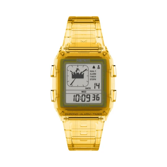 Zdjęcie produktu Zegarek Timex Q Timex Lca X Fortnite® Chronograph TW2W96600 Żółty