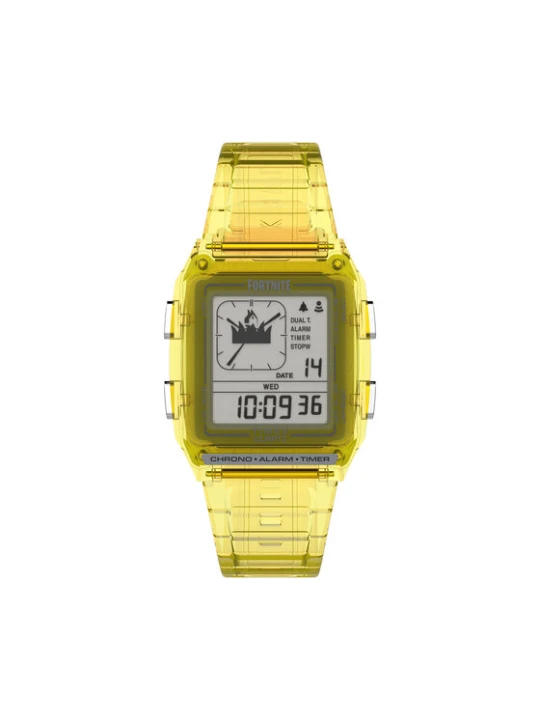 Zdjęcie produktu Zegarek Timex Q Timex Lca X Fortnite® Chronograph TW2W96600 Żółty