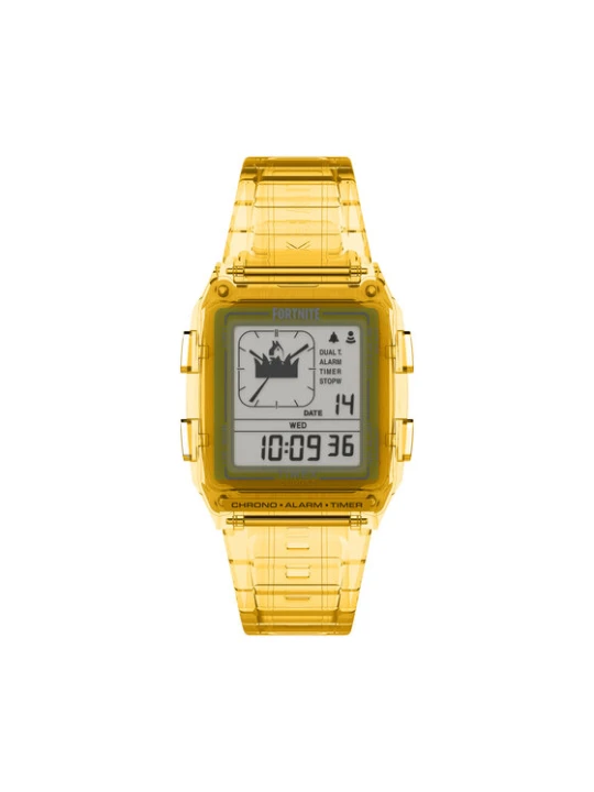 Zdjęcie produktu Zegarek Timex Q Timex Lca X Fortnite® Chronograph TW2W96600 Żółty