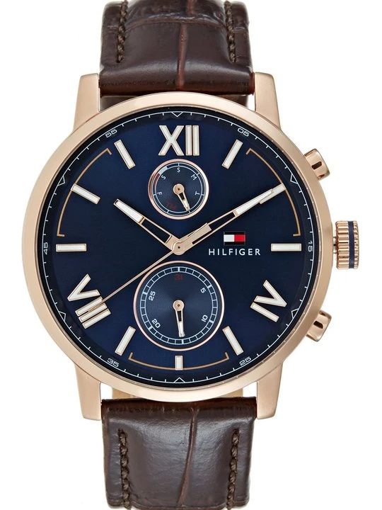 Zdjęcie produktu Zegarek Tommy Hilfiger ciemnobrązowy