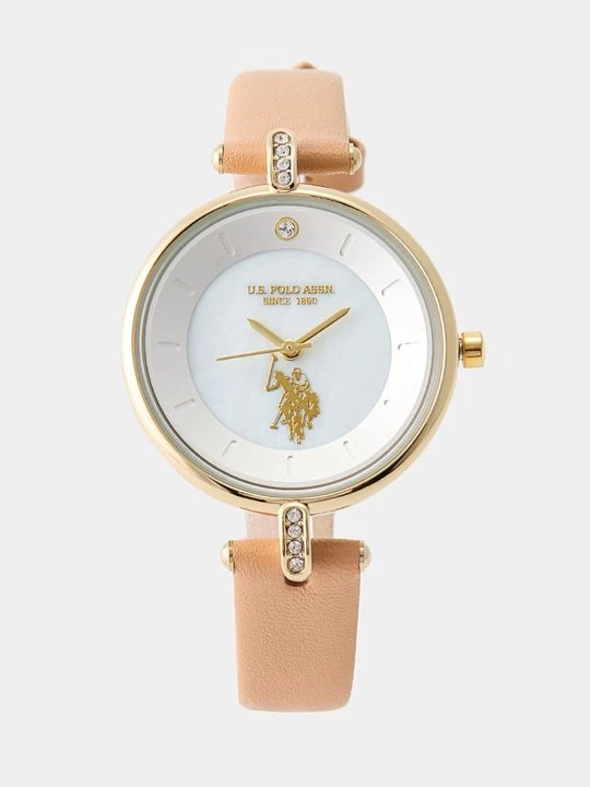 Zdjęcie produktu Zegarek U.S. POLO ASSN. jasny brąz