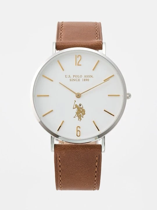 Zdjęcie produktu Zegarek U.S. POLO ASSN. jasny brąz