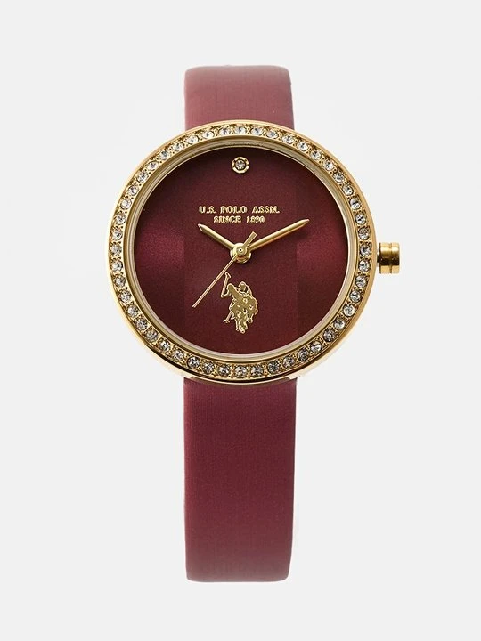 Zdjęcie produktu Zegarek U.S. POLO ASSN. bordowy
