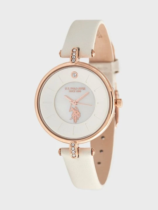 Zdjęcie produktu Zegarek U.S. POLO ASSN. beżowy