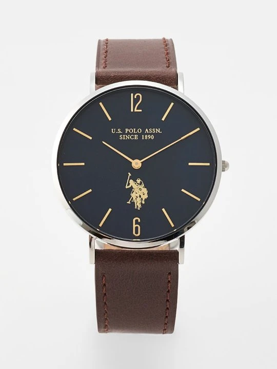 Zdjęcie produktu Zegarek U.S. POLO ASSN. ciemnobrązowy