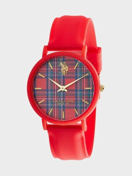 Zdjęcie produktu Zegarek U.S. POLO ASSN. czerwony