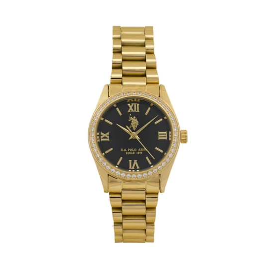 Zdjęcie produktu Zegarek U.S. Polo Assn. Melanie USP8464BK Złoty