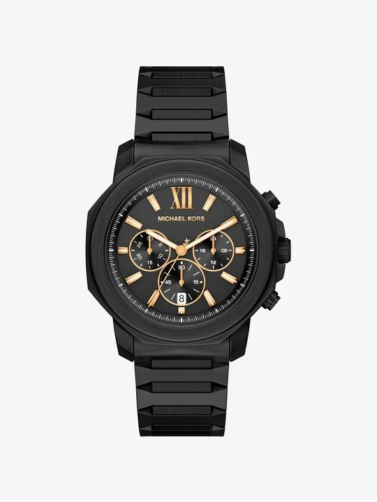 Zdjęcie produktu Zegarek z dużą kopertą Prescott w czarnym kolorze Michael Kors