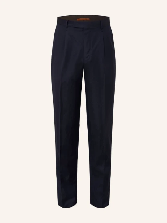 Zdjęcie produktu Zegna Chino Extra Slim Fit Z Lnem blau GRANATOWY