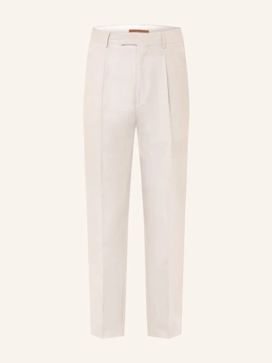 Zdjęcie produktu Zegna Chino Extra Slim Fit Z Lnem grau SZARY