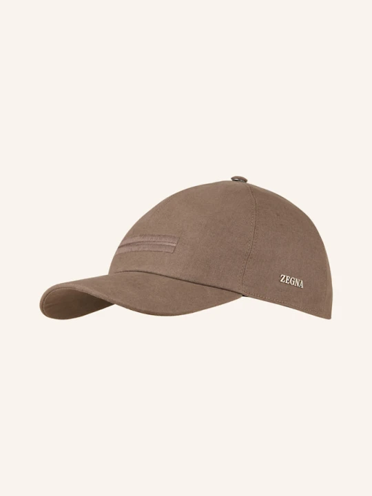 Zdjęcie produktu Zegna Czapka Z Lnu braun BRĄZOWY
