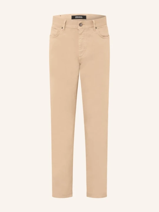 Zdjęcie produktu Zegna Dżinsy Slim Fit beige