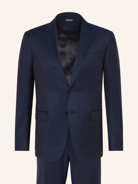 Zdjęcie produktu Zegna Garnitur Drop 7 Tailored Fit blau GRANATOWY