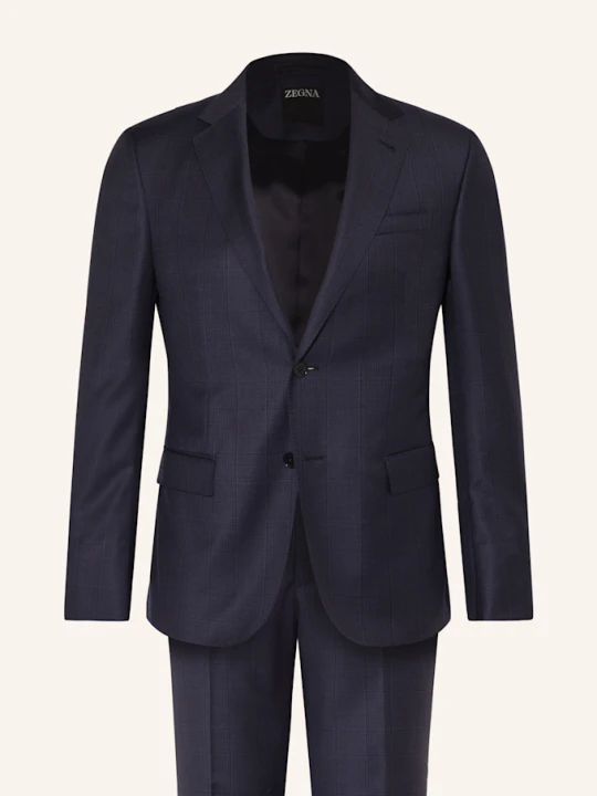 Zdjęcie produktu Zegna Garnitur Drop 8 Tailored Fit blau