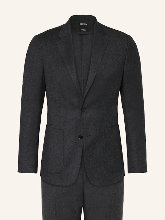 Zdjęcie produktu Zegna Garnitur Extra Slim Fit grau 741 Grey Flanell