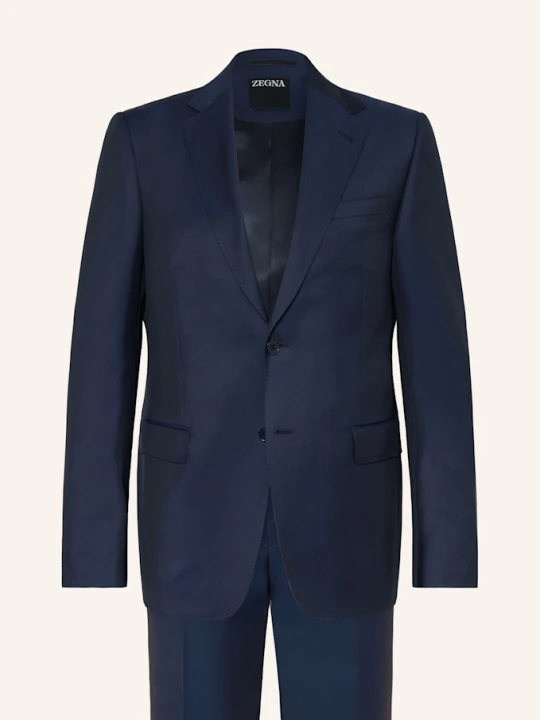 Zdjęcie produktu Zegna Garnitur Slim Fit blau GRANATOWY