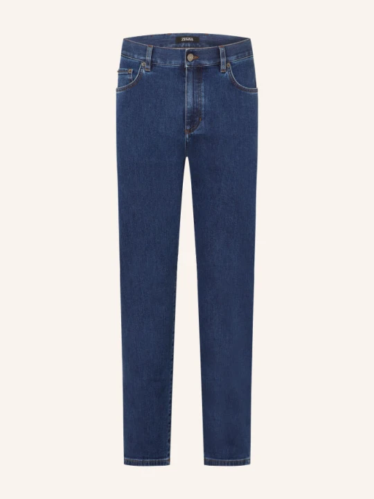 Zdjęcie produktu Zegna Jeansy City Slim Fit blau 001 Stone washed