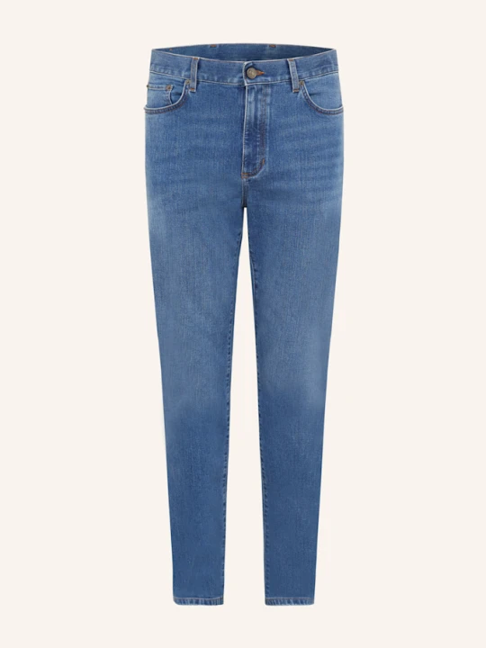 Zdjęcie produktu Zegna Jeansy City Slim Fit blau 002 Stone Washed