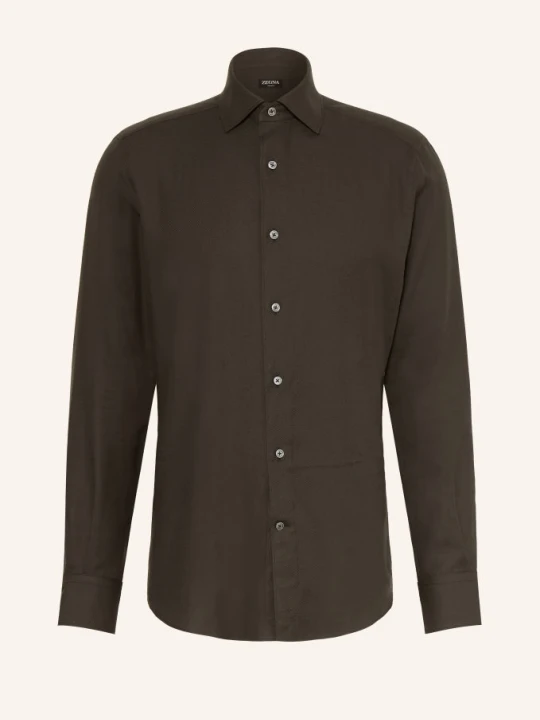 Zdjęcie produktu Zegna Koszula Cashco O Kroju Regular Fit gruen KHAKI