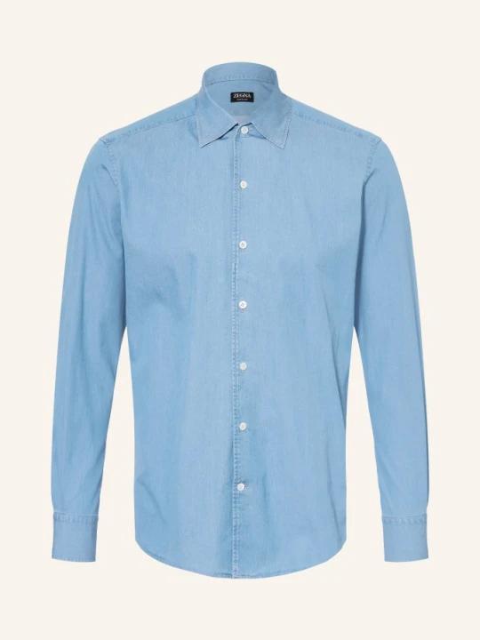 Zdjęcie produktu Zegna Koszula Jeansowa O Regularnym Kroju blau NIEBIESKI