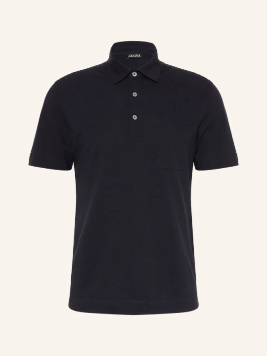Zdjęcie produktu Zegna Koszulka Polo Piqué blau GRANATOWY