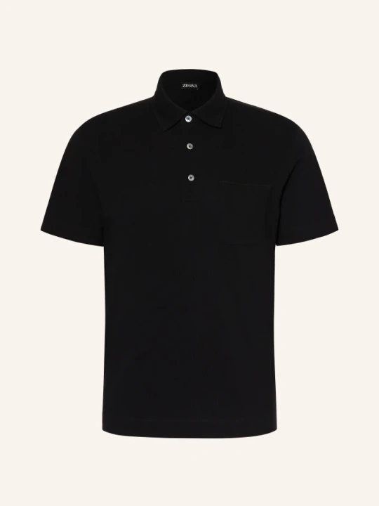 Zdjęcie produktu Zegna Koszulka Polo Piqué schwarz CZARNY