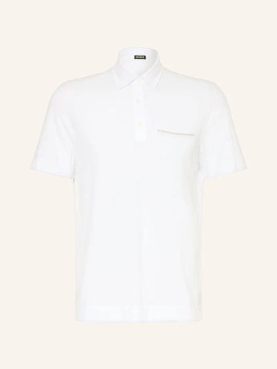 Zdjęcie produktu Zegna Koszulka Polo Piqué weiss BIAŁY