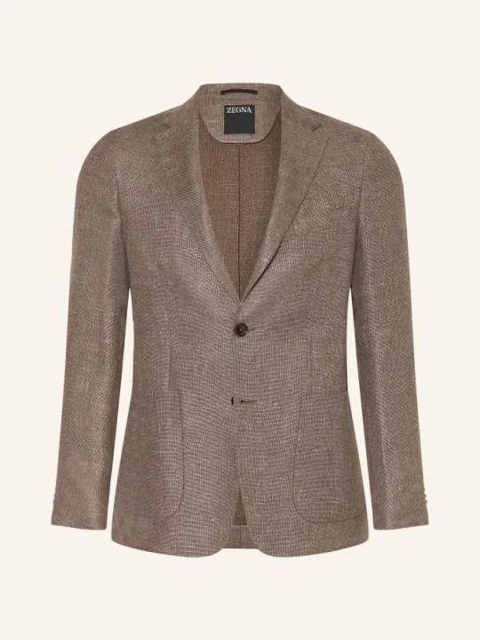 Zdjęcie produktu Zegna Marynarka Drop 7 Extra Slim Fit braun BRĄZOWY