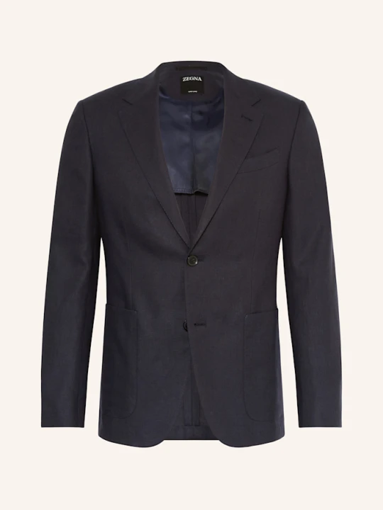 Zdjęcie produktu Zegna Marynarka Garniturowa Extra Slim Fit Z Lnu blau GRANATOWY