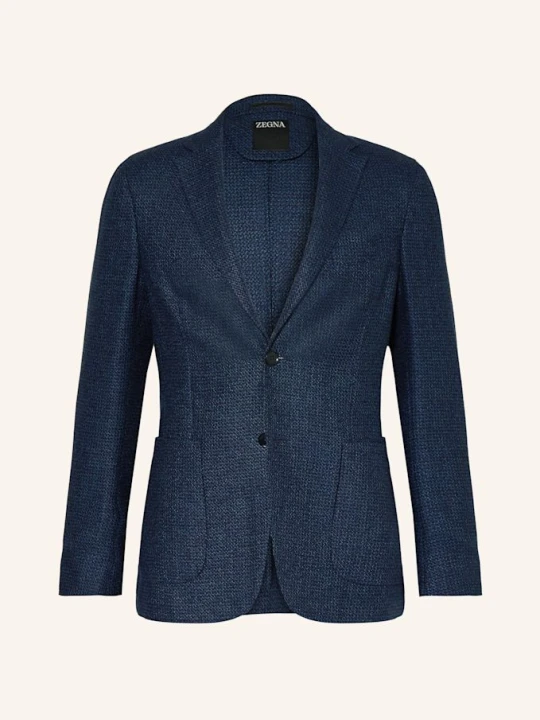 Zdjęcie produktu Zegna Marynarka Z Lnu Extra Slim Fit blau 728 Medium Blue
