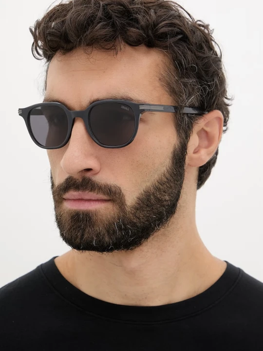 Zdjęcie produktu Zegna okulary przeciwsłoneczne szary