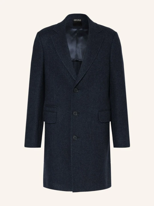 Zdjęcie produktu Zegna Płaszcz Wełniany blau