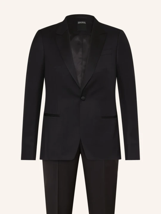 Zdjęcie produktu Zegna Smoking Dopasowany schwarz CZARNY