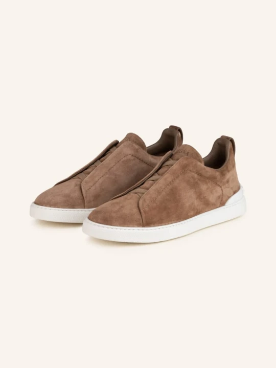 Zdjęcie produktu Zegna Sneakersy beige BRĄZOWY