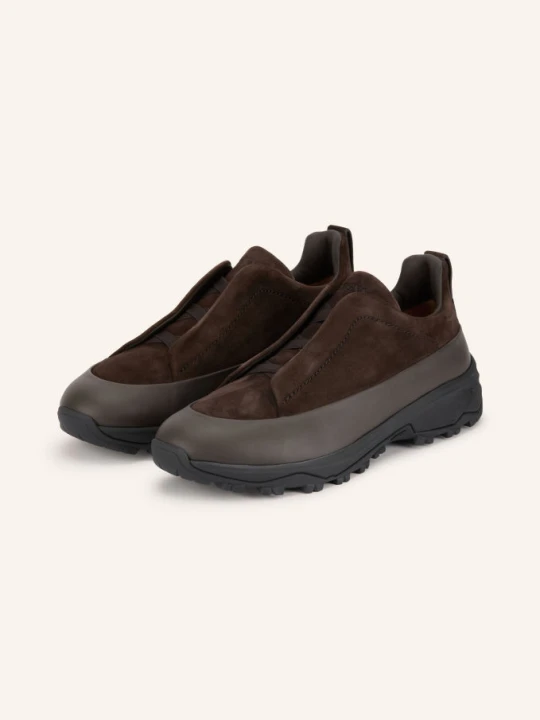 Zdjęcie produktu Zegna Sneakersy Triple Stitch Monte braun CIEMNOBRĄZOWY