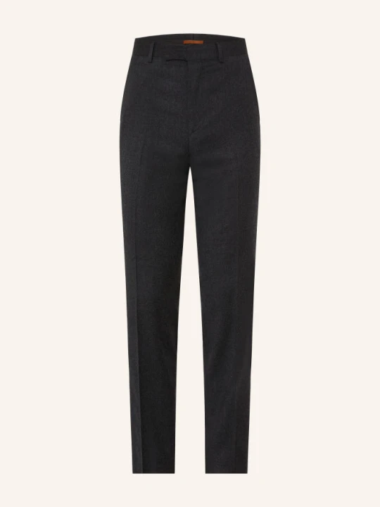 Zdjęcie produktu Zegna Spodnie Flanelowe O Kroju Extra Slim Fit grau CZIEMNOSZARY